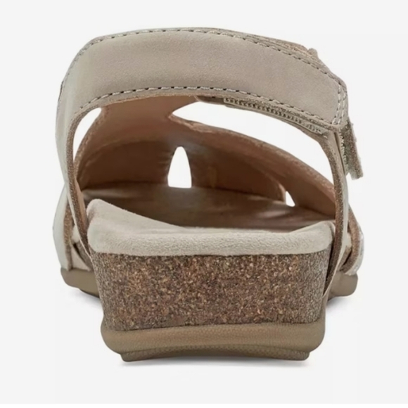 Earth Origins Womens Birdine Tan Slip On Slingback Sandals Shoes, Size 8w - Picture 9 of 10